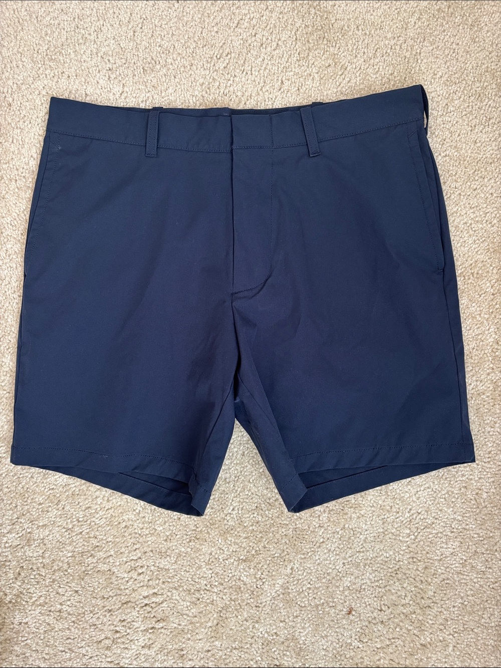 J. Crew Men's Navy Flat-Front Performance Shorts